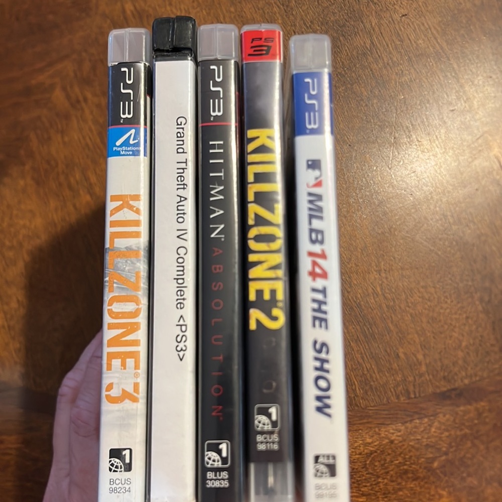 Lot 5 PlayStation 3 games MLB 14 Killzone 2 and 3 Grand Theft Auto Hitman - Picture 10 of 10